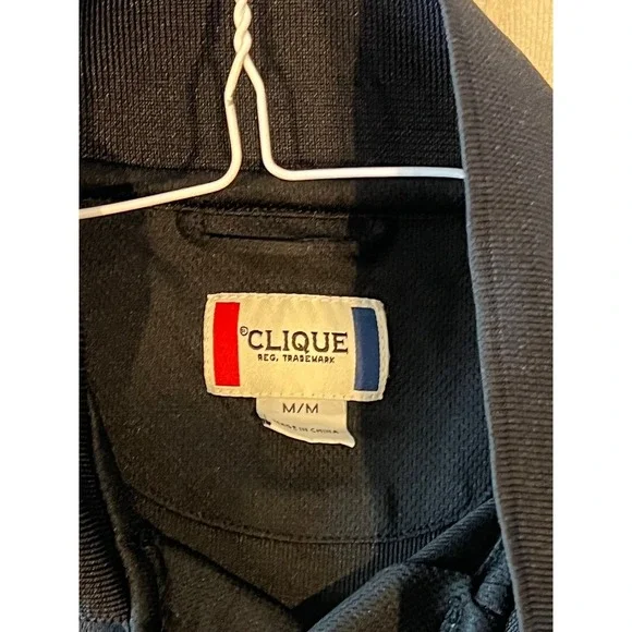 Clique Black Polo Shirt Mens M - Picture 3 of 3